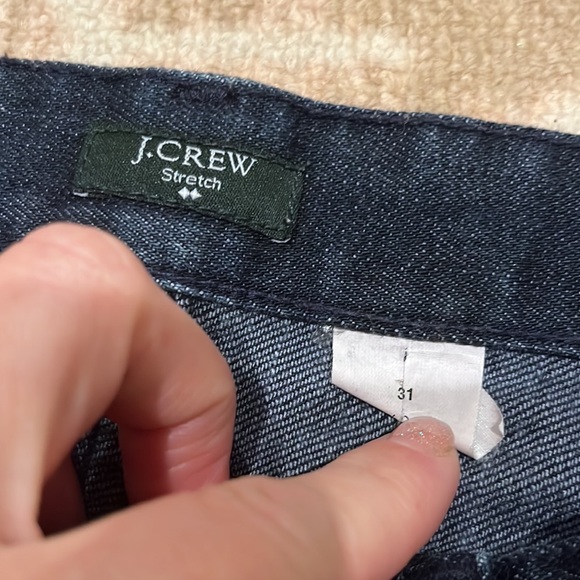 J.Crew Toothpick Dark Classic Blue Skinny Jeans 31 - Picture 7 of 9
